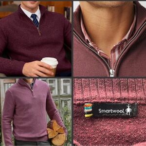Men’s Smartwool Quarter-Zip Sweater
